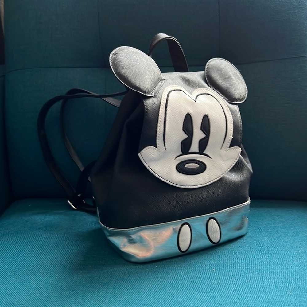 Mickey Mouse Vinyl Mini Backpack - image 1